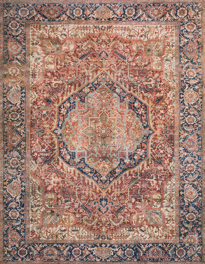 The Rug Corner Loloi II Layla Red / Navy