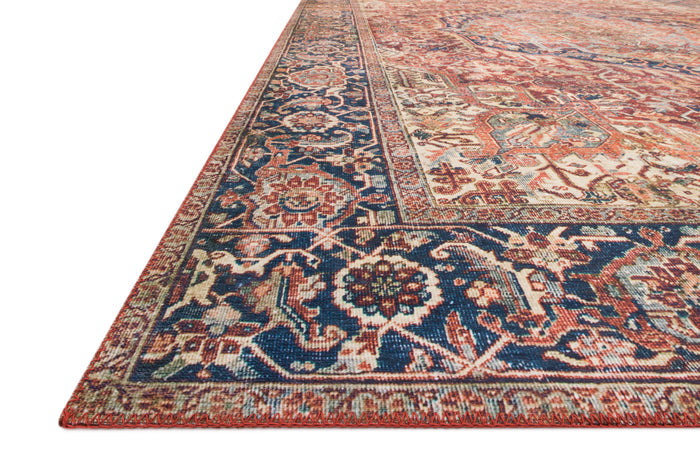 The Rug Corner Loloi II Layla Red / Navy