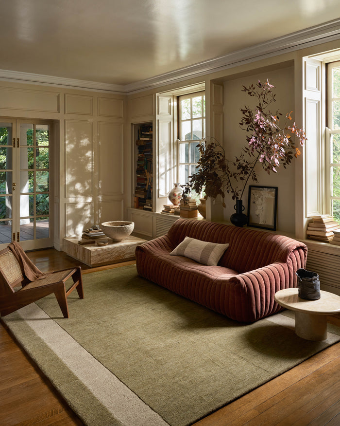 The Rug Corner Leanne Ford x Loloi Leanne Ford - Craven Light Olive / Oatmeal Area Rug