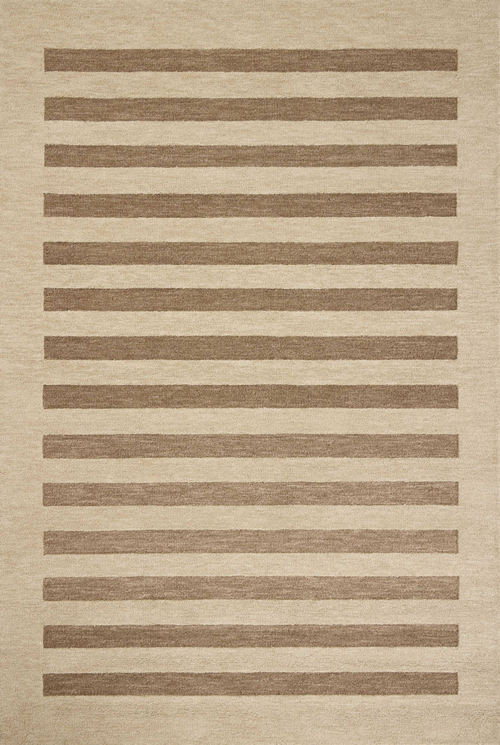 The Rug Corner Leanne Ford x Loloi Craven Oatmeal / Bark