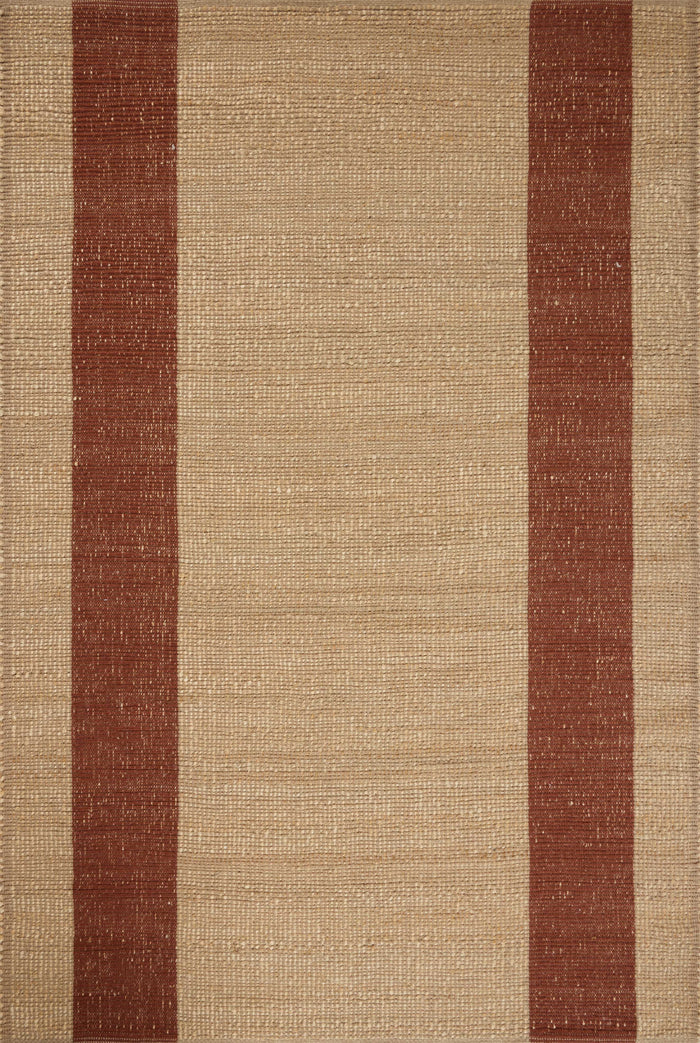Leanne Ford - Weatherstaff Natural / Brick Area Rug