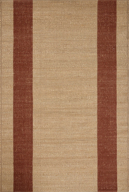 Leanne Ford - Weatherstaff Natural / Brick Area Rug