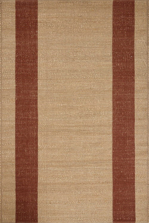 Leanne Ford - Weatherstaff Natural / Brick Area Rug
