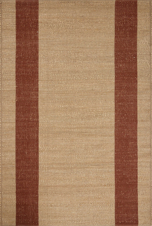 Leanne Ford - Weatherstaff Natural / Brick Area Rug