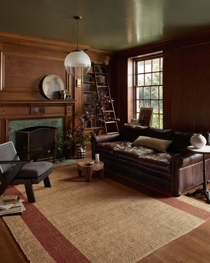 Leanne Ford - Weatherstaff Natural / Brick Area Rug