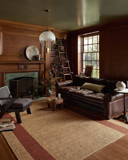 Leanne Ford - Weatherstaff Natural / Brick Area Rug