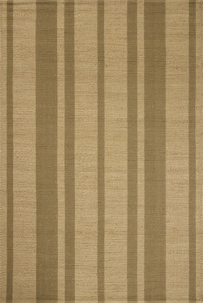 The Rug Corner Leanne Ford x Loloi Weatherstaff Natural / Olive