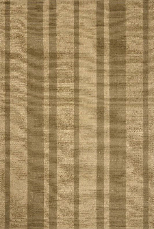 The Rug Corner Leanne Ford x Loloi Weatherstaff Natural / Olive