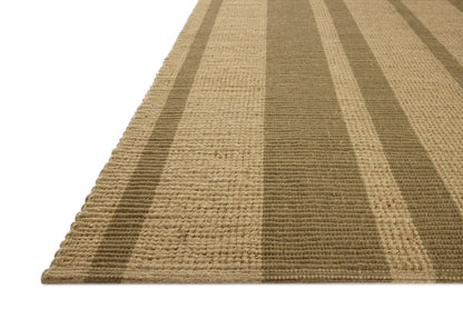 The Rug Corner Leanne Ford x Loloi Weatherstaff Natural / Olive