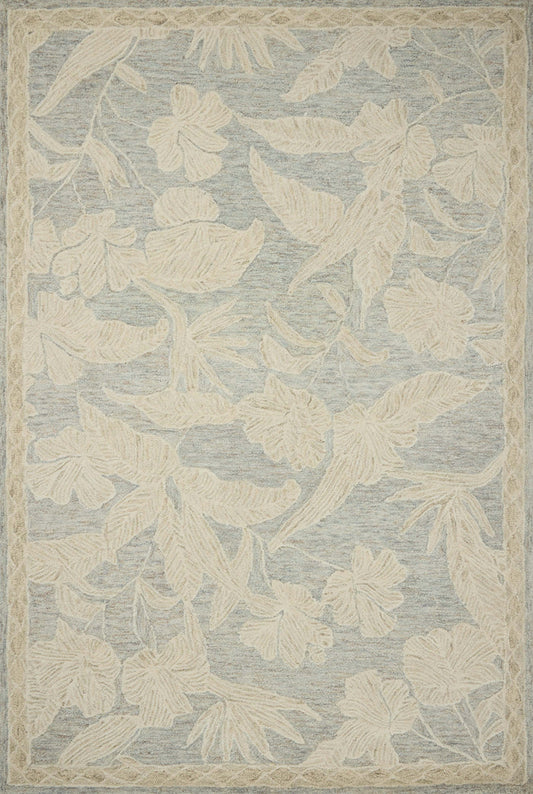 The Rug Corner Loloi Lenore Blue / Natural