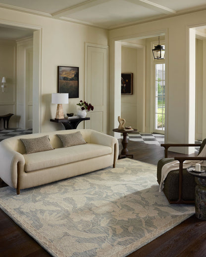 The Rug Corner Loloi Lenore Blue / Natural