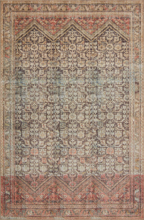 The Rug Corner Loloi II Loren Charcoal / Multi