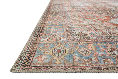 The Rug Corner Loloi II Loren Terracotta / Sky