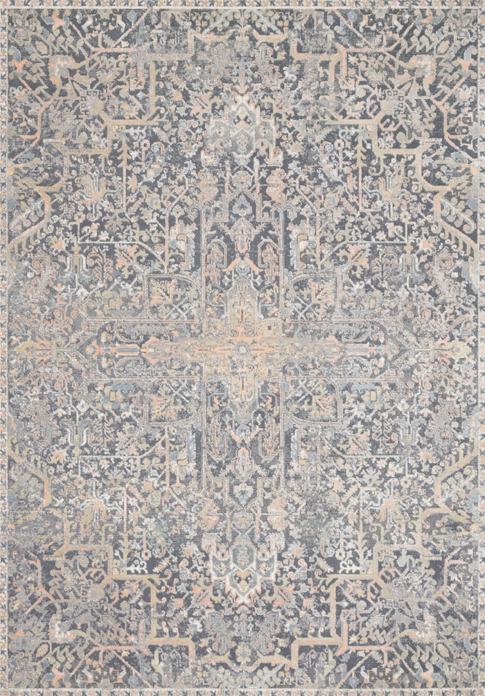 The Rug Corner Loloi II Lucia Charcoal / Multi