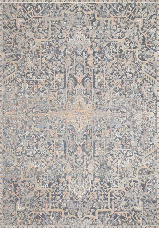 The Rug Corner Loloi II Lucia Charcoal / Multi