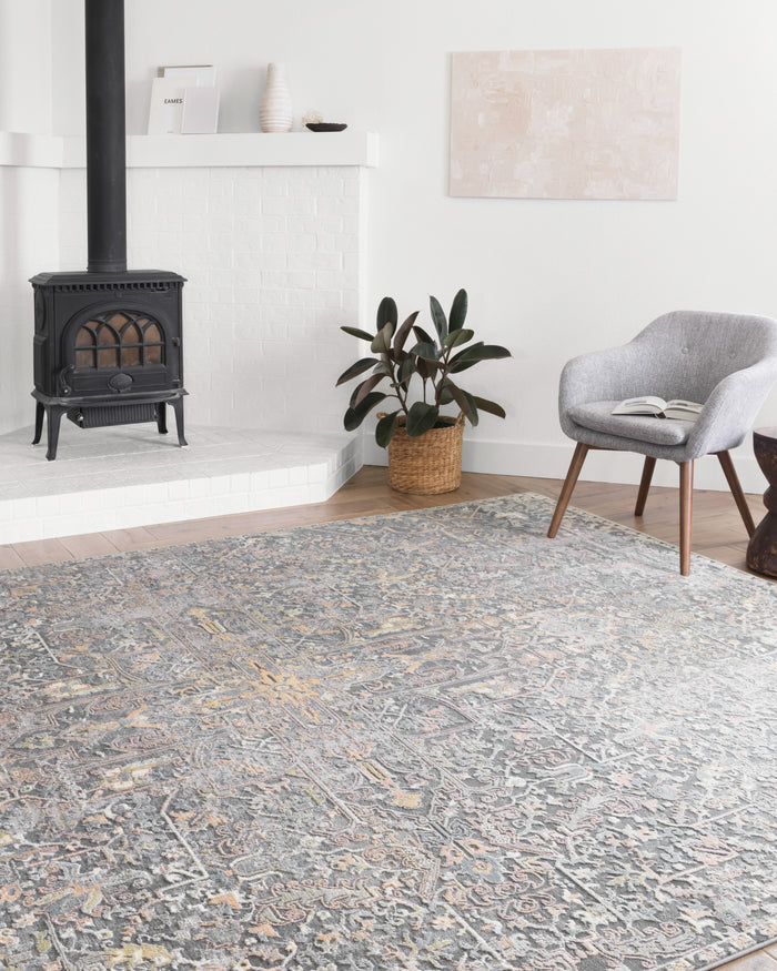 The Rug Corner Loloi II Lucia Charcoal / Multi