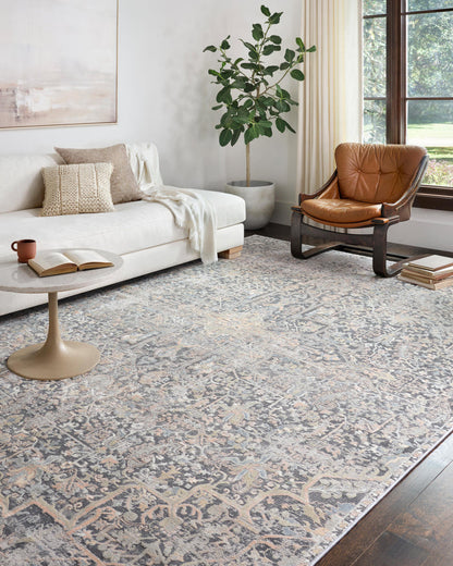 The Rug Corner Loloi II Lucia Charcoal / Multi