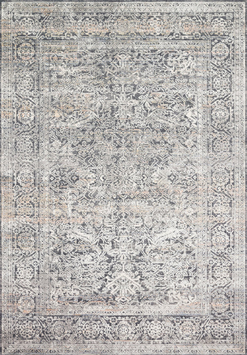 The Rug Corner Loloi II Lucia Steel / Ivory