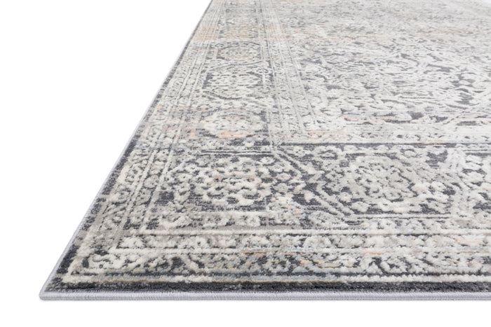 The Rug Corner Loloi II Lucia Steel / Ivory