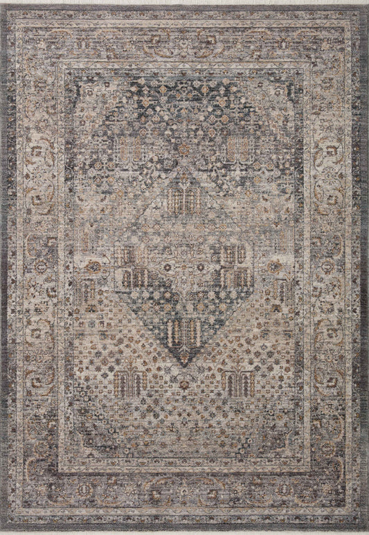 The Rug Corner Loloi Lyra Denim / Pebble