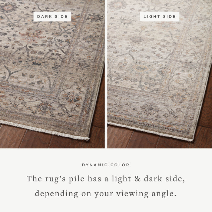 The Rug Corner Loloi Lyra Pebble / Multi
