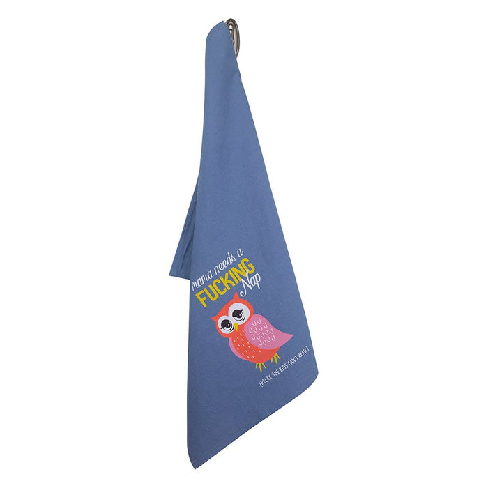 Mama Needs A Fucking Nap Tea Towel - Closeout | Funatic - Wichita Home Outlet