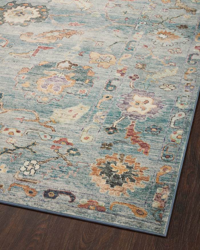 The Rug Corner Loloi II Margot Denim / Multi