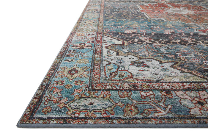 The Rug Corner Loloi II Margot Ocean / Brick