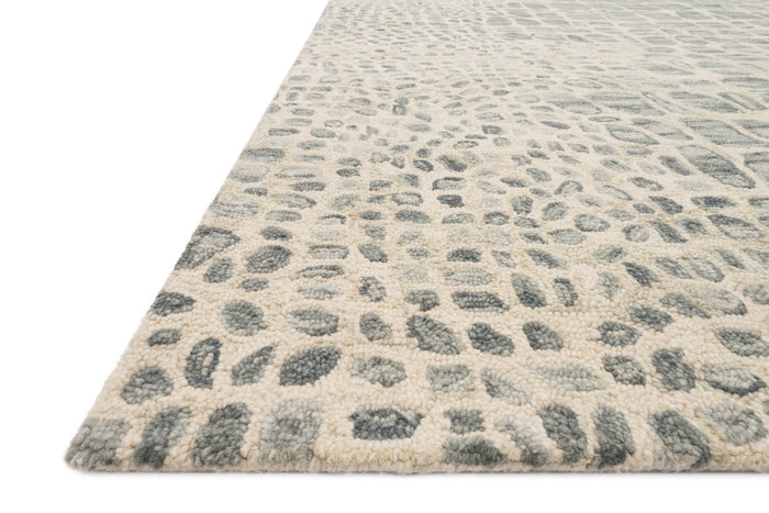 The Rug Corner Loloi Masai Silver Grey / Ivory