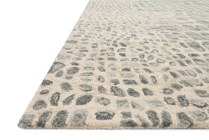 The Rug Corner Loloi Masai Silver Grey / Ivory