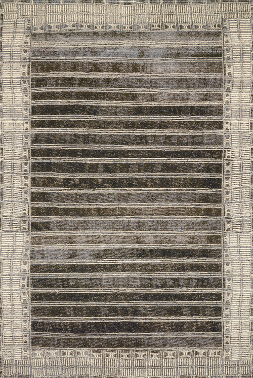 The Rug Corner Loloi Mika Charcoal / Ivory