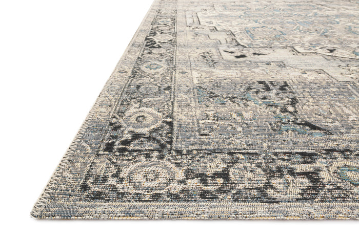 The Rug Corner Loloi Mika Grey / Blue