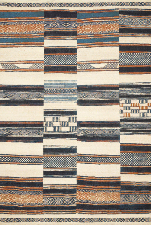 The Rug Corner Loloi Mika Ivory / Multi