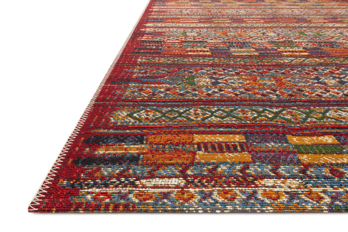 The Rug Corner Loloi Mika Red / Multi