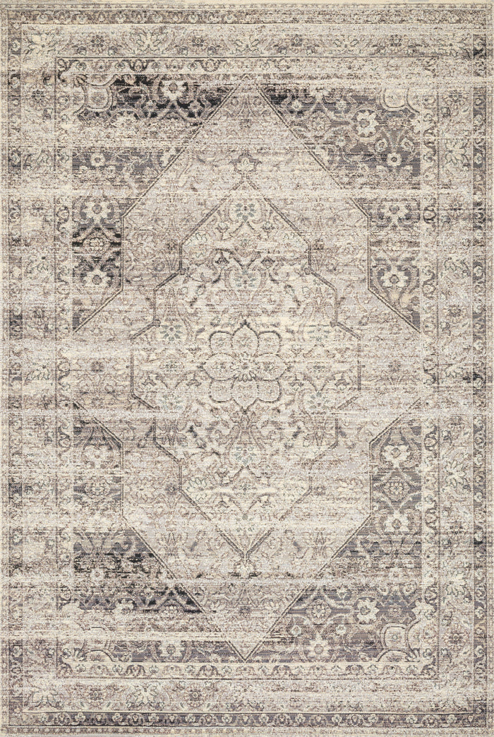 The Rug Corner Loloi Mika Stone / Ivory
