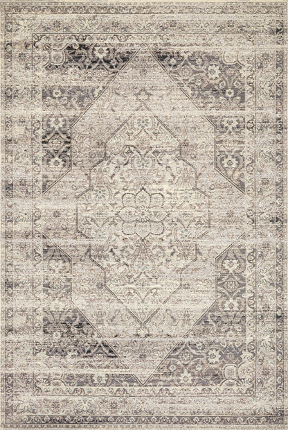 The Rug Corner Loloi Mika Stone / Ivory