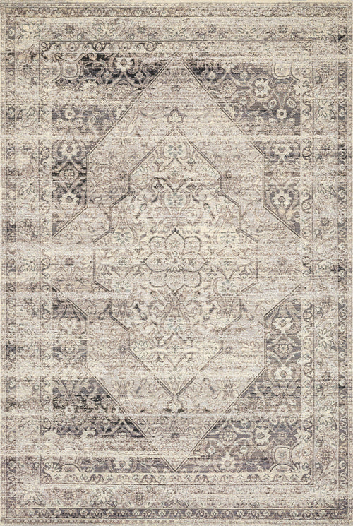 The Rug Corner Loloi Mika Stone / Ivory