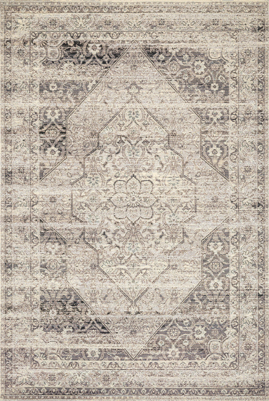 The Rug Corner Loloi Mika Stone / Ivory