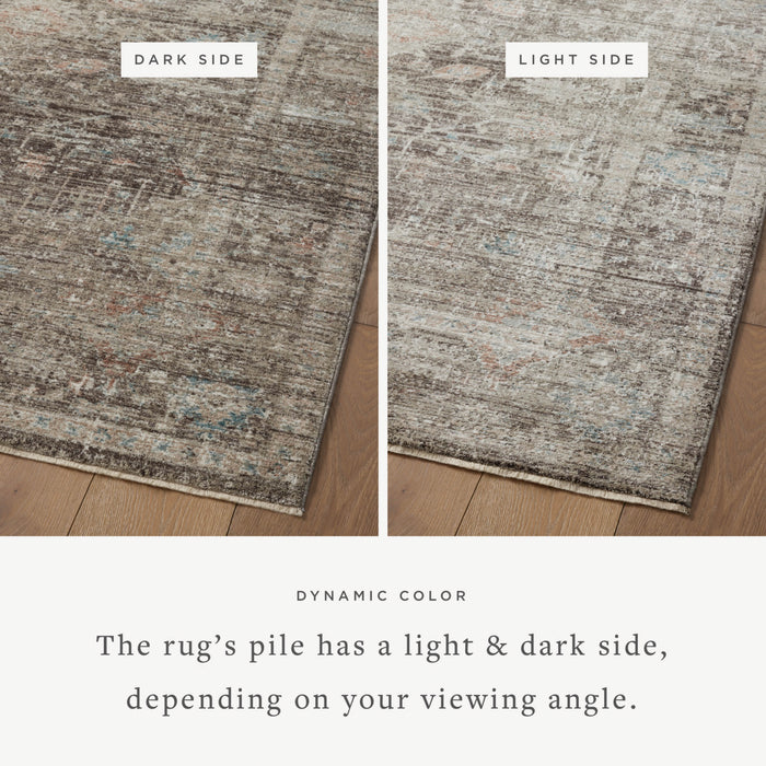 The Rug Corner Magnolia Home by Joanna Gaines x Loloi Millie Charcoal / Dove