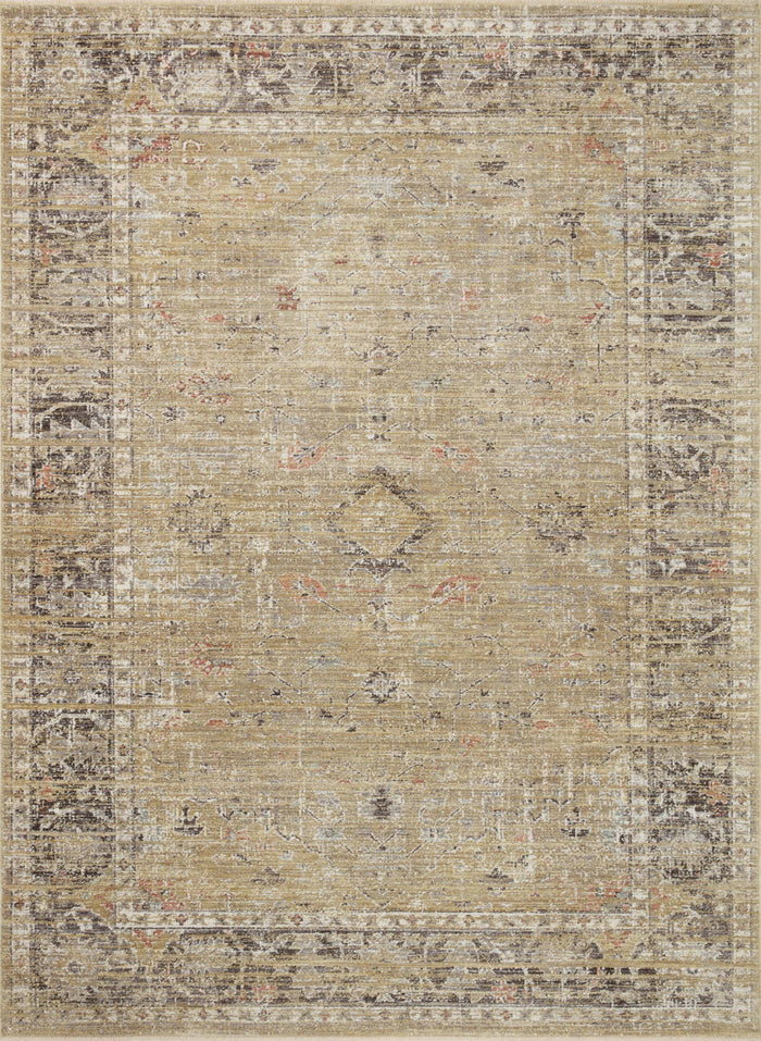 The Rug Corner Magnolia Home by Joanna Gaines x Loloi Millie Gold / Charcoal