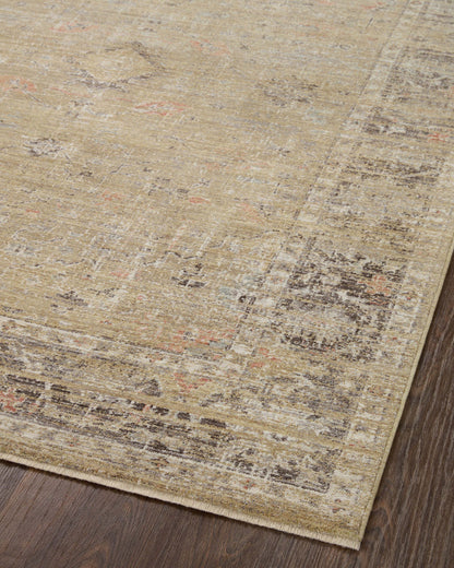 The Rug Corner Magnolia Home by Joanna Gaines x Loloi Millie Gold / Charcoal
