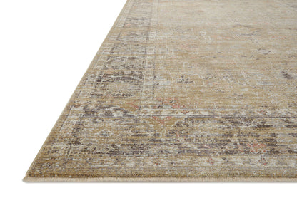 The Rug Corner Magnolia Home by Joanna Gaines x Loloi Millie Gold / Charcoal