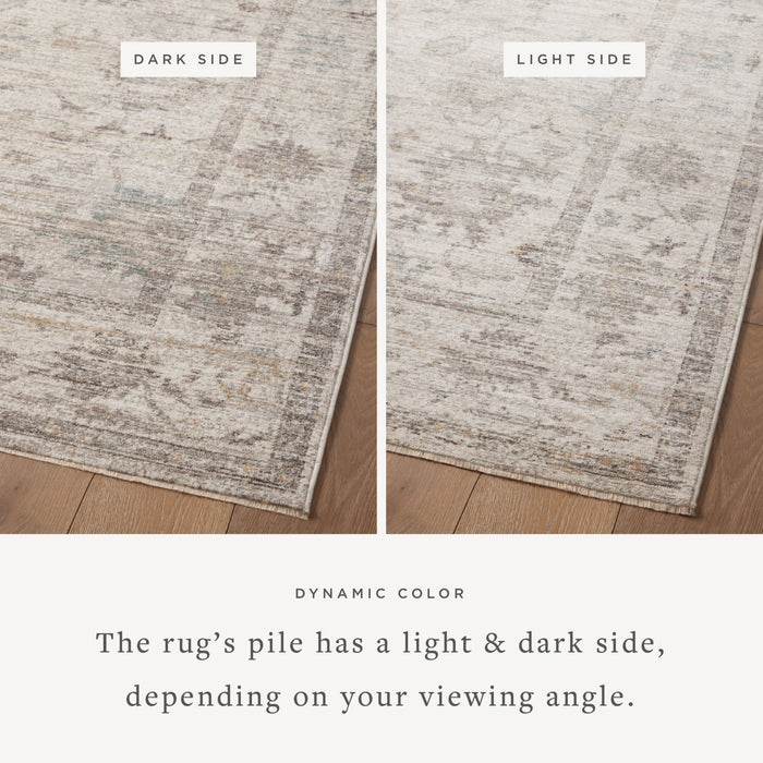 The Rug Corner Magnolia Home by Joanna Gaines x Loloi Millie Silver / Dove
