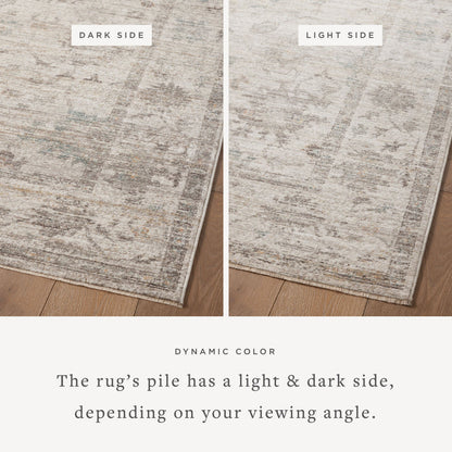 The Rug Corner Magnolia Home by Joanna Gaines x Loloi Millie Silver / Dove