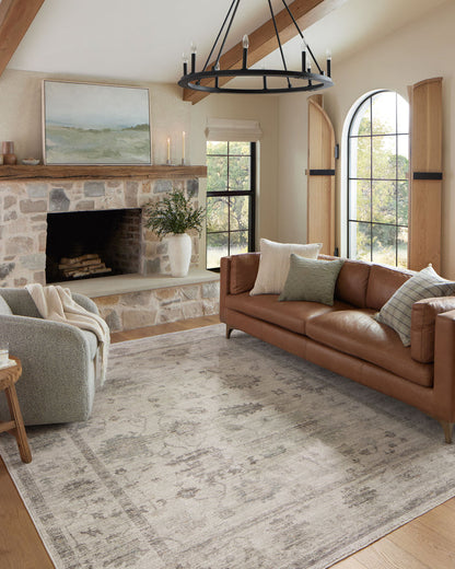 The Rug Corner Magnolia Home by Joanna Gaines x Loloi Millie Silver / Dove