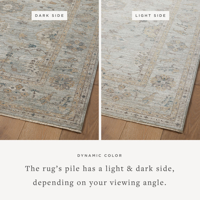 The Rug Corner Magnolia Home by Joanna Gaines x Loloi Millie Sky / Gold