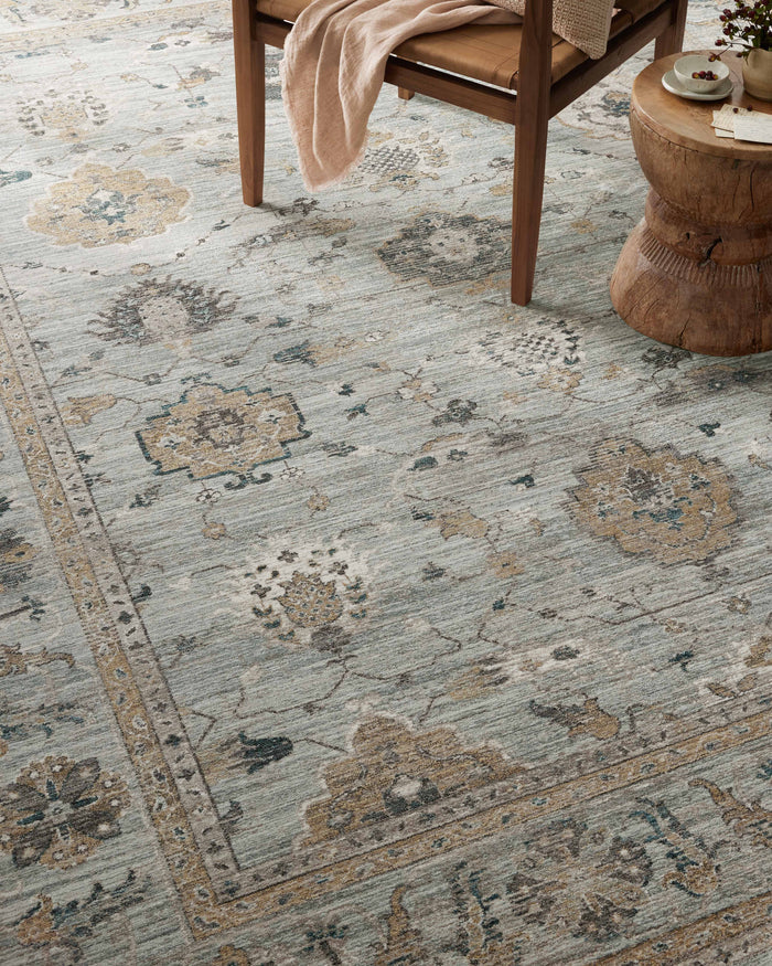 The Rug Corner Magnolia Home by Joanna Gaines x Loloi Millie Sky / Gold