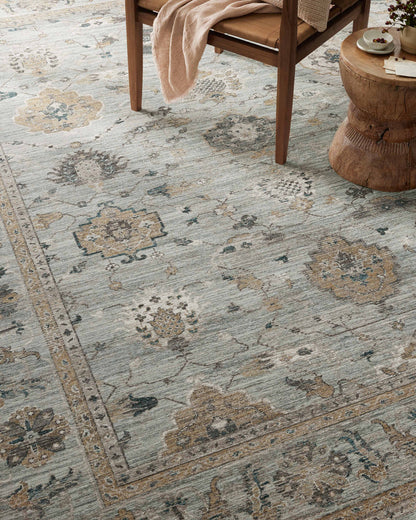 The Rug Corner Magnolia Home by Joanna Gaines x Loloi Millie Sky / Gold