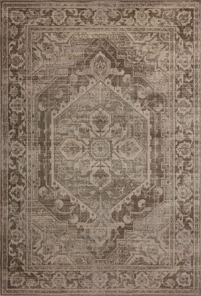 The Rug Corner Magnolia Home by Joanna Gaines x Loloi Mona Cocoa / Stone