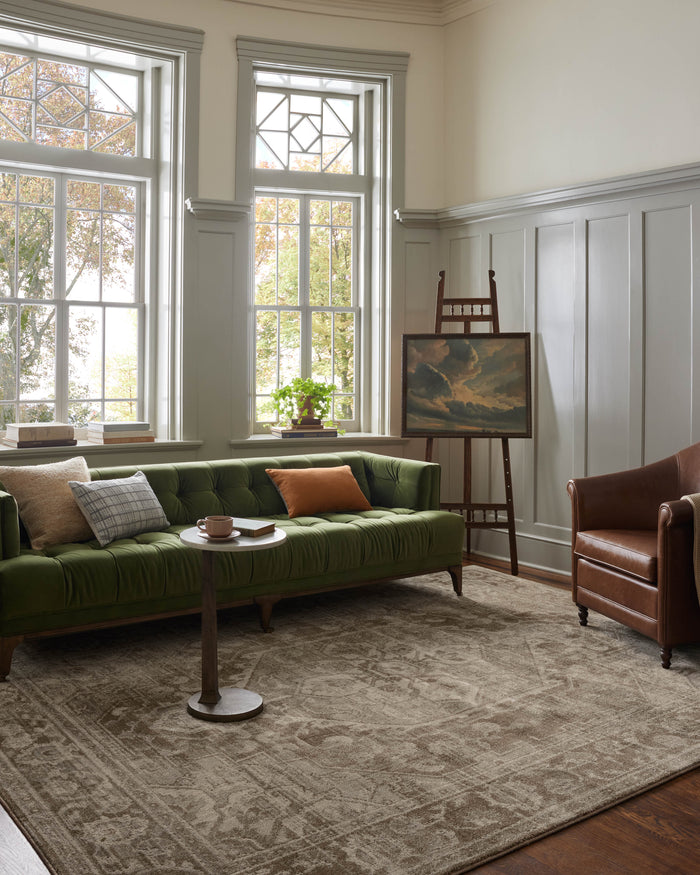 The Rug Corner Magnolia Home by Joanna Gaines x Loloi Mona Cocoa / Stone